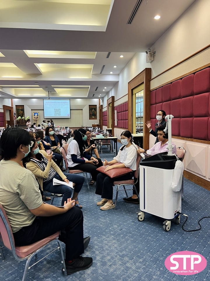 กิจกรรมงานประชุมเชิงปฏิบัติการ ในหัวข้อเรื่อง “หลักการรักษาด้วยเครื่องกระตุ้นระบบประสาทส่วนปลายด้วยสนามแม่เหล็กไฟฟ้า” (Principles of Peripheral Magnetic Stimulation ) กิจกรรมงานประชุมเชิงปฏิบัติการ ในหัวข้อเรื่อง “หลักการรักษาด้วยเครื่องกระตุ้นระบบประสาทส่วนปลายด้วยสนามแม่เหล็กไฟฟ้า” (Principles of Peripheral Magnetic Stimulation )